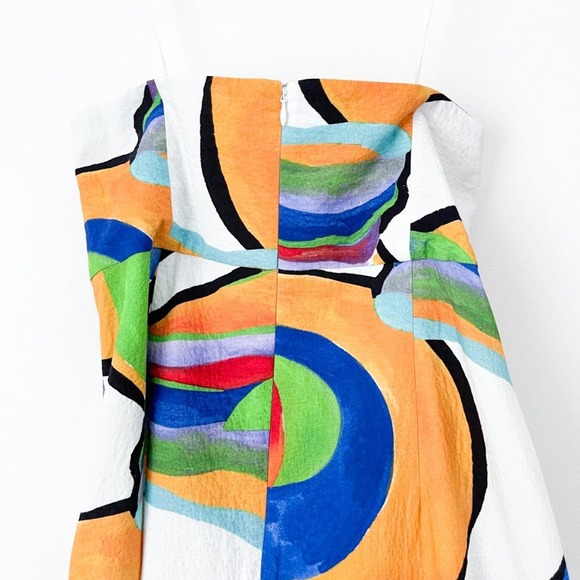 Mara Hoffman Samara Strapless Cutout Midi Dress Alegasia Print - Picture 10 of 12